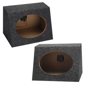 2 Pcs Angled Style Car Audio Speaker 6 x 9 Inch Car Audio Enclosures Sturdy C... - Bild 1 von 7