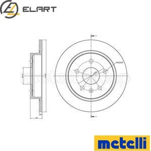 2x BRAKE DISC 23-1008C FOR OPEL INSIGNIA/Sports/Tourer/Country SAAB 9-5 2.0L - Picture 1 of 6