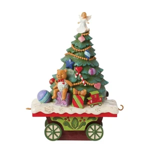 Jim Shore Weihnachtsbaum Zugwagen 6013946 - Bild 1 von 4