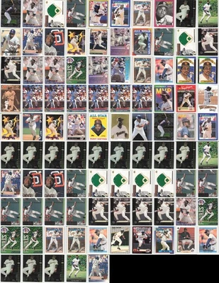 (100) Lote de tarjetas de béisbol MLB Tony Gwynn colección de insertos base Foto 1 de 4
