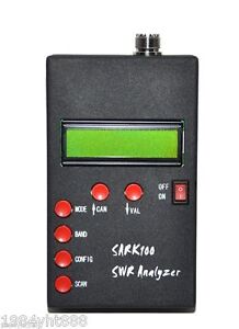 SARK100 ANT SWR Antenna Analyzer Meter Tester For Ham Radio/hobbists 1-60M