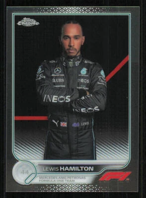 2022 Topps Chrome Formula 1 #5 Lewis Hamilton - Image 1 of 2