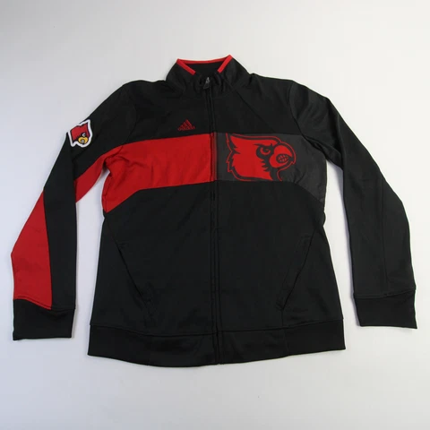 Louisville Cardinals adidas Climawarm Jacket Men's Black/Red New Cover