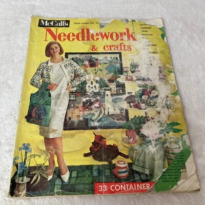 McCall's Needlework & Crafts Magazine Spring Summer 1964 Crafts Knitting Sewing - Image 1 of 4