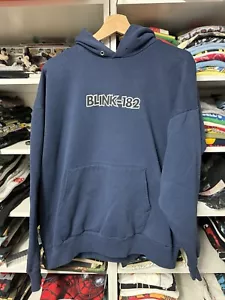 Sudadera con Capucha Blink 182 Vintage 1998 Tour Band Merch Azul Marino Talla XL 90s - Imagen 1 de 6