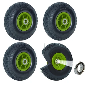 Sackkarrenrad Bollerwagenräder pannensicher 260x85 mm 3.00-4 4er Set Ersatzrad - Bild 1 von 8