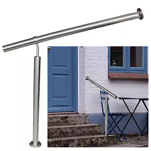 Edelstahl Handlauf Geländer Wandhalter Bausatz Treppenhandlauf Eingangsgeländer - Bild 1 von 12