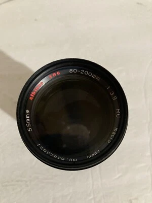 Albinar ADG Telephoto Lens 80-200mm F.3.9 Minolta MD Mount Macro Zoom - Image 1 of 4