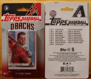 2019 TOPPS ARIZONA DIAMONDBACKS 17 CARD TEAM SET GREINKE LAMB MARTE RAY PERALTA - Picture 1 of 1