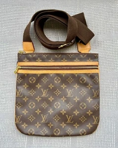 Louis Vuitton Bosphore Monogram Crossbody Brown Canvas - Picture 1 of 5