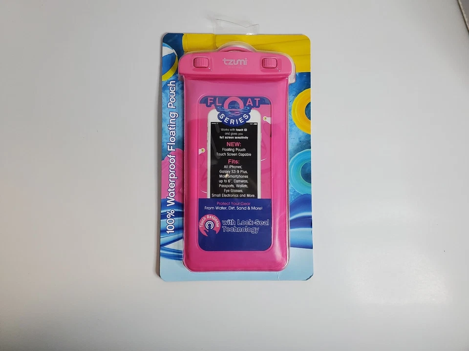 Funda flotante 100 % impermeable para teléfono celular Tzumi Aqua Pocket Touch - Envío y devolución gratuitos Foto 1 de 4