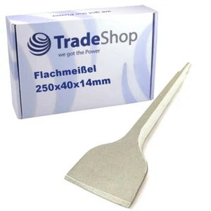 SDS Plus Flachmeißel Spatmeißel 250 x 40 x 14mm für Bohrhammer Stemmhammer - Bild 1 von 3