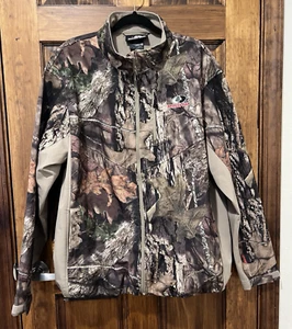 MOSSY OAK Scent Factor - Men's Camo Softshell Full Zip Hunting Jacket - 2XL - Picture 1 of 9
