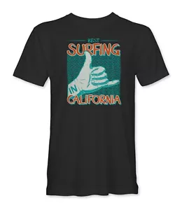 Best Surfing in California Surf Hang Loose Herren/Unisex T-Shirt - Bild 1 von 7