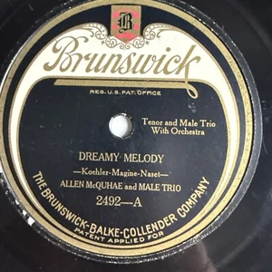 10" 78 RPM-Allen McQuhae-Dreamy Melody/When Clouds Have Vanished and Skies Are - Picture 1 of 4