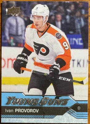 2016-17 Upper Deck Young Guns Rookie RC Ivan Provorov #214 Philadelphia Flyers - Image 1 of 2