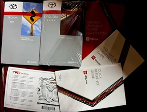 2024 Toyota SEQUOIA Factory Owners Manual Set w/ NAV & Case *OEM* - Picture 1 of 3