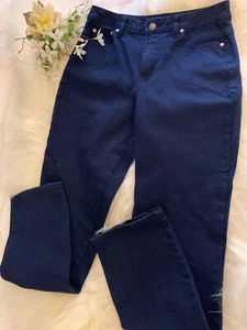 L.A. Blues Damen Stretch Straight Jeans Gr. 6 Stretch Dark Wash - Bild 1 von 10