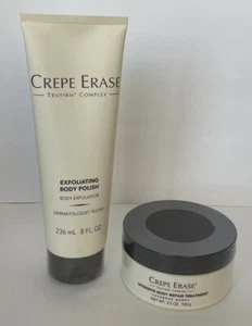 Trufirm Crepe Erase Body Polish & Repair Treatment Lavender Honey Lot - Picture 1 of 2