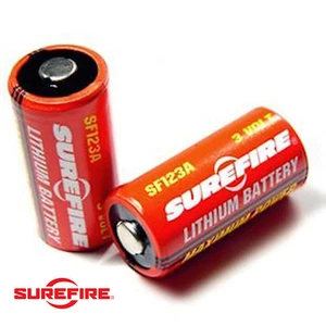 New Genuine SUREFIRE SF123A Lithium 3 volt Cells Batteries x4 UK seller - Picture 1 of 1