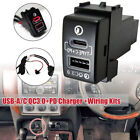 Dashboard Car Charger PD+QC3.0 USB Port Charger For Infiniti G37 G25 QX50 QX80