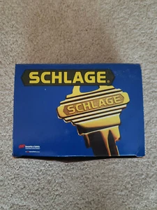 Schlage Antique Brass "Accent"  Privacy Bed/Bath Knob F40 609 - Picture 1 of 4