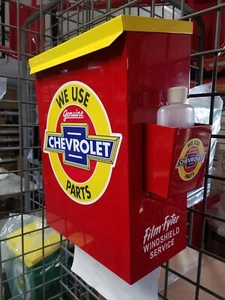 PIEZAS CHEVCHEVROLET DÉCADA 1950 TRIBUTO GASOLINERA CONCESIONARIO GARAJE DISPENSADOR DE TOALLAS - Imagen 1 de 8