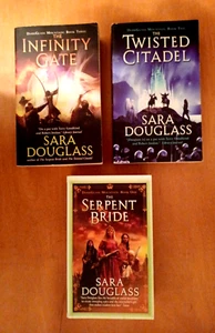 3 Darkglass Mountain Trilogy-Sara Douglass-paperbacks-free shipping - Foto 1 di 1