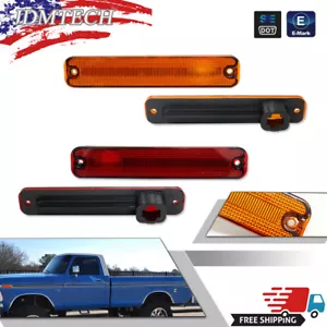 Side Marker For 75-79 Ford F-150 Set of 4 Front & Rear Driver and Passenger Side - Picture 1 of 11