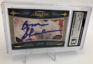 DON SHULA AUTO 2011 Tristar SIGNACUTS RARE/25 Signed Card DOLPHINS HOF grade 9 - Picture 1 of 10