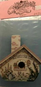 Vintage Tole Painting Pattern Packet:  Cottage Birdhouse by Delane Lange - Picture 1 of 2
