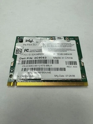 20x DELL/Toshiba/Intel Pro WM3B2200BG 0C9063 G86C0000X710 laptop WiFi card - Image 1 of 2