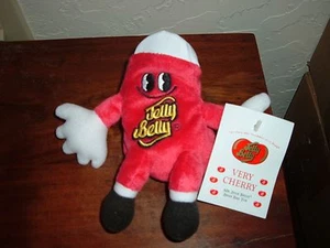 Nuevo Mr Jelly Belly Bean Bag Juguete Muy Cereza Cinturón Gancho Rojo Blanco Negro Amarillo - Imagen 1 de 2