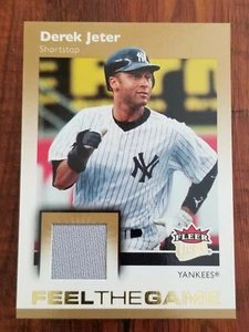 Derek Jeter 2007 Fleer Ultra #FG-DJ Feel The Game Jersey Card - Picture 1 of 8
