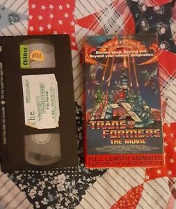 The Transformers The Movie VHS Rare