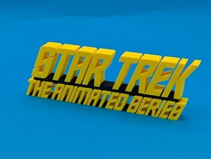 STAR TREK: La Serie Animada - 250 mm de ancho - Logotipo impreso en 3D* - Imagen 1 de 3