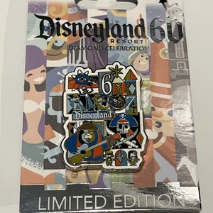 Disney Pin Trading Pin 60th Anniversary LE3000 LE 3000 New On Card MINT v28 - Picture 1 of 3