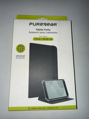 Puregear Universal Folio Case for Most 7 to 8 Inch Tablets - Black - Image 1 of 3