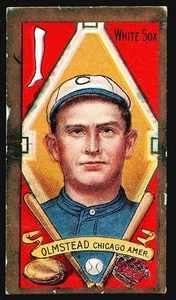 1911 T205 Fred OLMSTEAD - VG 3 - Sweet Caporal- Chicago White Sox - Picture 1 of 3