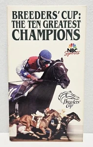 Breeders' Cup: The Ten Greatest Champions (VHS, 1996) NBC Sports Horse Racing - Picture 1 of 4