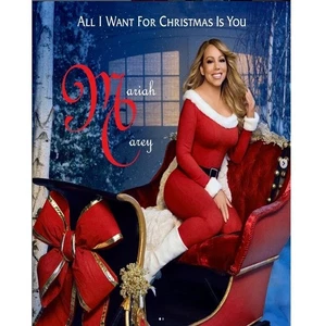 Mariah Carey All I Want For Christmas Is You Holiday Poster - Bild 1 von 3