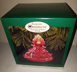 Hallmark Ornament Barbie 1996 EDICIÓN CLUB Nuevo En Caja Felices Fiestas - Imagen 1 de 3