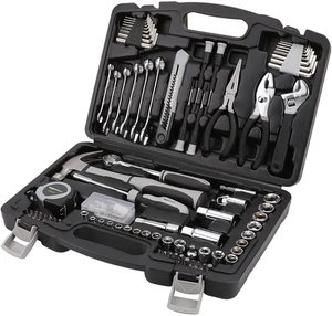 Amazonbasics 131-Piece General Household Hand Tool Set - Picture 1 of 12