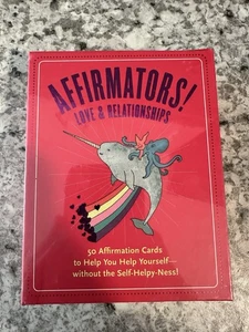 Knock Knock Affirmations Affirmatoren! Liebe & Beziehungen 50 Karten Deck Neu in OVP - Bild 1 von 2