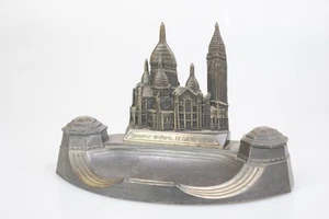 Rare Art Deco Inkwell Souvenir Paris Sacre Coeur 2499 France - Picture 1 of 8