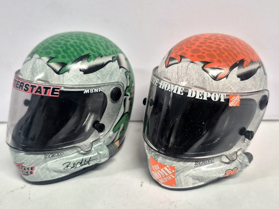 Bobby Labonte #18 & Tony Stewart #20  Jurasic Park 1:4 Scale Mini Helmets - Image 1 of 4