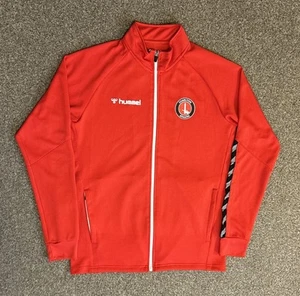 Chaqueta de Entrenamiento Charlton Atlética Cremallera Completa Hummel, Mediana, Excelente Estado - Imagen 1 de 4