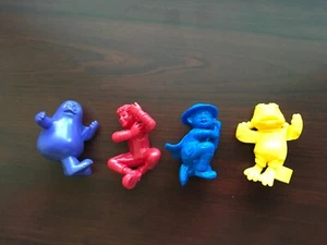 VINTAGE McDonalds SELTEN Charakter Strohumarmung, VIERER SET 2000 NEUWERTIG unbenutzt - Bild 1 von 1