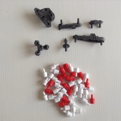 BATTLESHIP Tactical Combat Game 2008 MB Games - 45 Pegs & 1 Fleet Set - SPARES  - Image 1 of 3