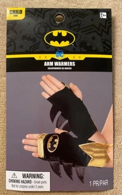 Batgirl DC comics fingerless arm warmers - child size - ages 4+ - New - Image 1 of 4